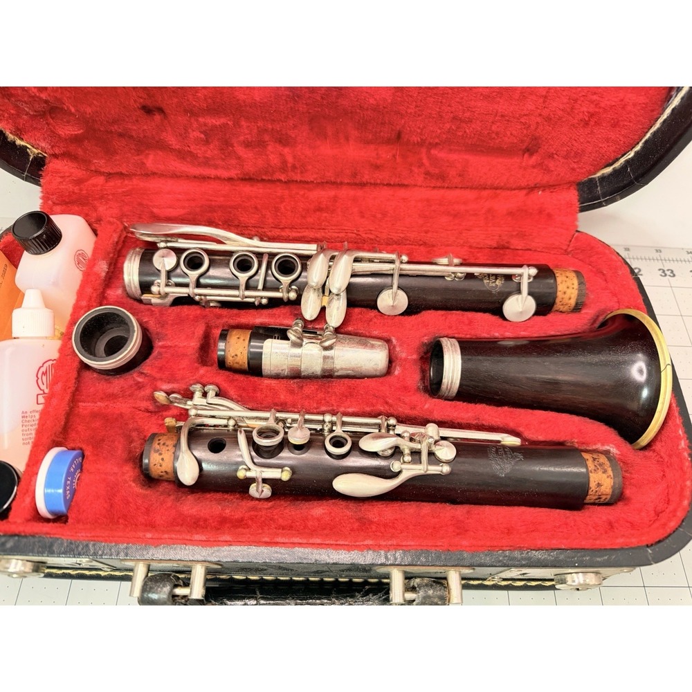 Evette Paris by Buffet Crampon Wood Bb Clarinet France Case D6384